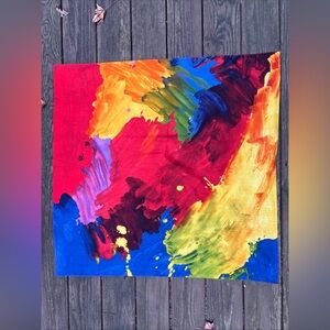 Element Present X Lush Cosmetics 100% Cotton Reusable Art Energy Knot Wrap Scarf